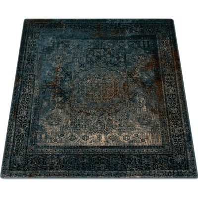 Nej-koberce OMEGA MAMLUK rozeta / vintage tmavomodrý