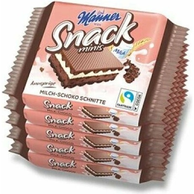 Manner Snack mliečne s čokoládou 5 x 25 g