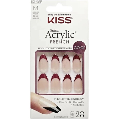 KISS Umělé nehty Salon Acrylic French