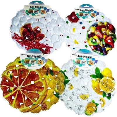 vložka dřezu d27cm, protiskluz. OVOCE, 6DEK., plast