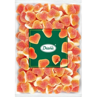 Diana Company Želé broskvová srdíčka plněná 1 kg