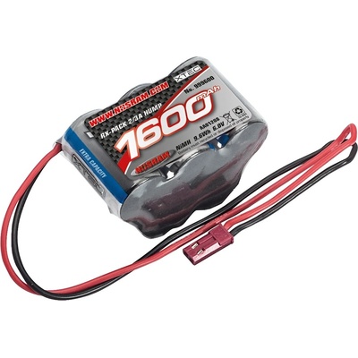 NOSRAM XTEC RX-pack Hump 2/3A NiMH BEC 6.0V 1600mAh