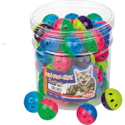 Nobby Kunststoffball bunt - топче пластмаса 4 см