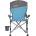 Uquip Къмпинг стол Uquip Kirby Camping chair - Petrol / Grey - размер One Size (580-0236-0111)