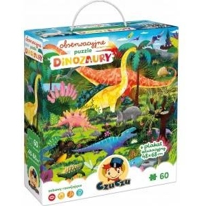 CzuCzu Observational puzzle Dinosaurs 60 pieces educational poster ZA5559