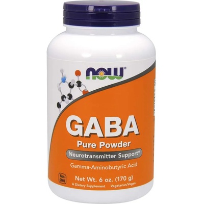NOW Now gaba (гама-аминомаслена киселина) чист прах, 170 г
