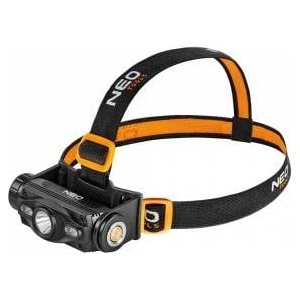 Neowiz LED front light, 1x2000 mAh, aluminum, black, 6 kinds of lighting, IP20