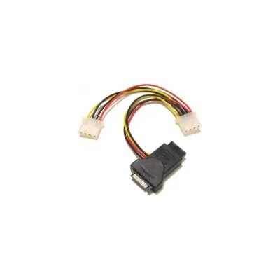 Kolink SATA захранващ кабел конвертор Sata-3x4pin женски 95130 / KKTSAP01M03 (95130 / KKTSAP01M03)