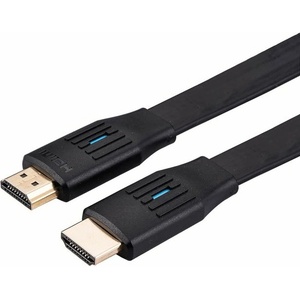 Roline Кабел Roline 11.99. 5906, HDMI(м) към HDMI(м), плосък, 1m, черен (11.99.5906)