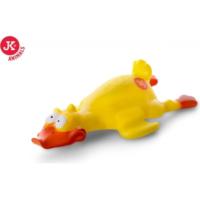 JK ANIMALS vinylová pískací hračka Kačer JK 25 cm