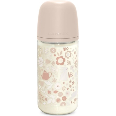 Suavinex Wonderland láhev sklo fyziologická SX Pro MF Liberty růžová 240 ml
