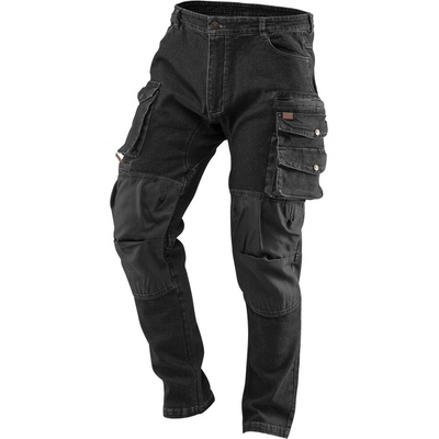 Neo Tools Denim Pracovné nohavice výstuhy kolien čierne