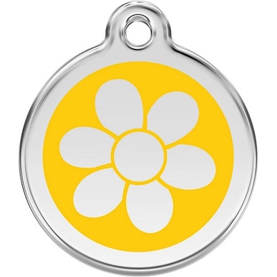 Red Dingo známka Flower Yellow Květina žlutá L 37 mm – Zboží Mobilmania