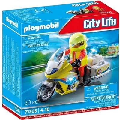 Playmobil 71205 Záchranářský motocykl s blikajícím světlem – Hledejceny.cz