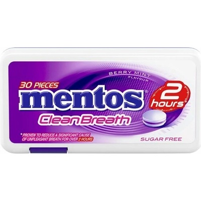 Mentos CleanBreath Berry funkčné cukríky 21 g