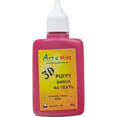 Artemiss Napeňovacia 3D farba na textil 51 ružová