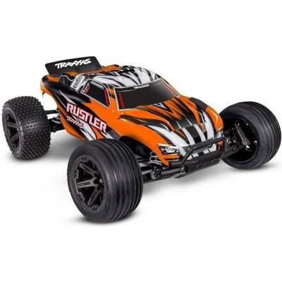 Traxxas Rustler HD RTR oražový AS_TRA37254-8-ORNGX 1:10