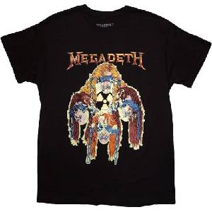 Megadeth Nuclear Glowheads Black L Риза (MEGATS29MB03)