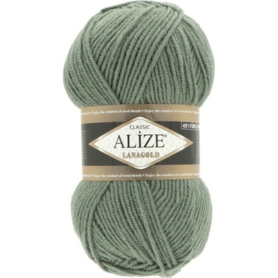 Alize Lanagold Classic 180 zeleno sivá