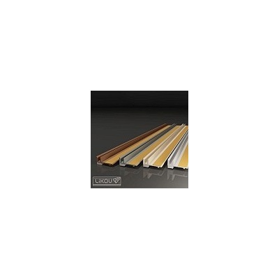 Likov PS-VHL 06 COLOR - Lišta okenní začišťovací 6mm - 2,4m - šedá světlá