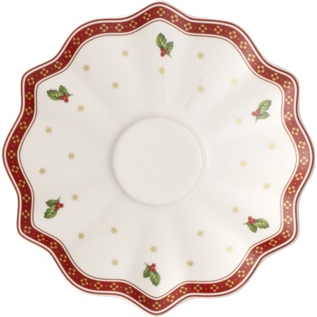Villeroy & Boch Чинийка за чаши за кафе или чай Toy's Delight с волан бял (14-8585-1313)