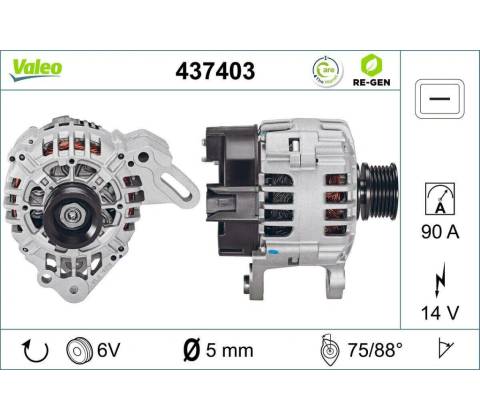 Alternátor VALEO 437403