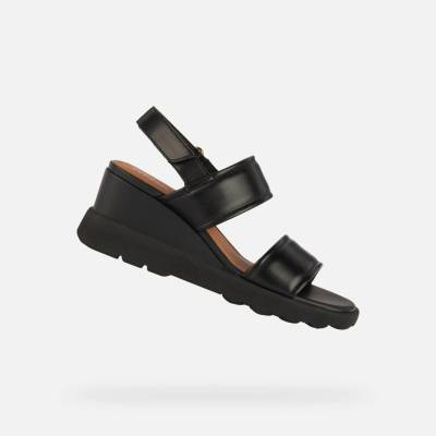 Geox sandále D Spherica Ec6 D45G0A 000TU C9999 čierna