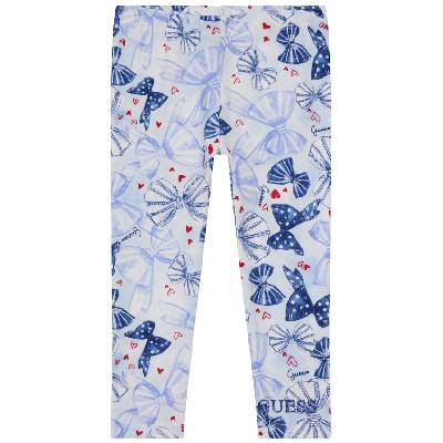 Детски дълъг клин Guess - С панделки и сърца, син, 12 м (20261-K6RB07-J1314-P7TZ-12M)
