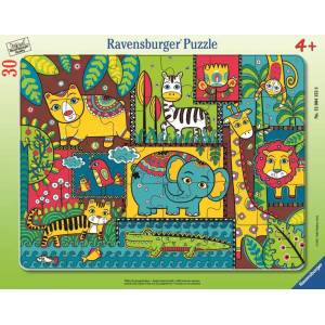 Ravensburger - Puzzle Animals in the jungle - 1 - 39 piese