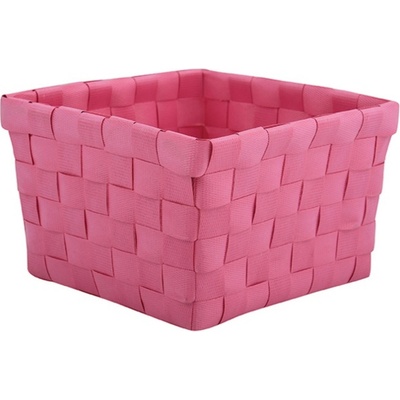 MSV malý úložný organizér, růžový, PP, 14 x 14 x 9 cm