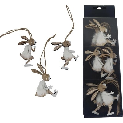 Zajíček k zavěšení, 6 ks D6103 – Zbozi.Blesk.cz