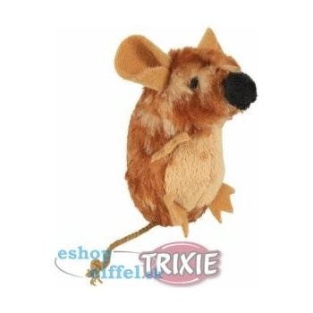Trixie pískajúca myš s catnipom pre mačky 8 cm