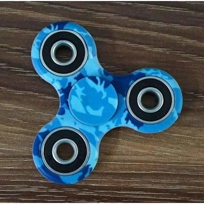 4ložiskový Fidget Spinner Camouflage modrý