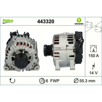 generátor VALEO 443320