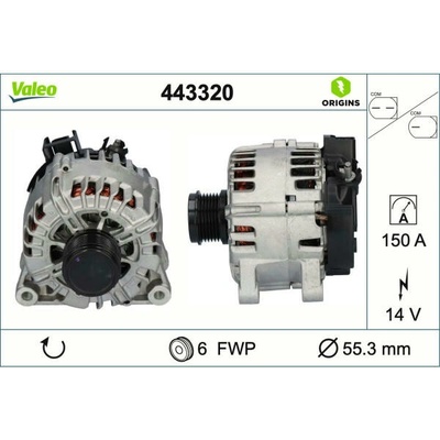 generátor VALEO 443320