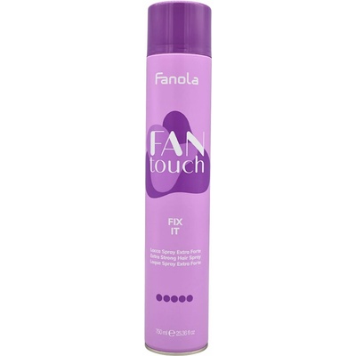 Fanola Fan Touch Fix It Extra Strong Spray lak na vlasy pre extra silnú fixáciu 750 ml