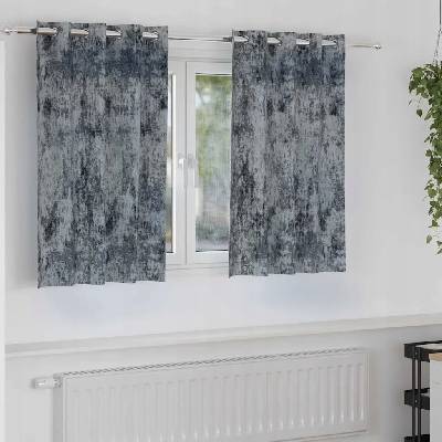 VidaXL Závěsy stříbrnošedé Stříbrnošedá Polyester 140 x 140 cm