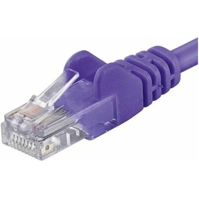 PremiumCord sp6utp100V Patch Cat6 UTP 10m fialový