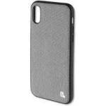4smarts Калъф с Текстилен Ефект за iPhone XS/X, 4Smarts Car-Case, Бял (4S465518)