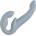 FUN FACTORY Share Vibe Pro двойно дилдо вибриращ Cool grey 14 см