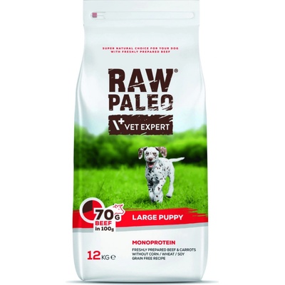 Vetexpert RAW PALEO BEEF Puppy Large 12 KG