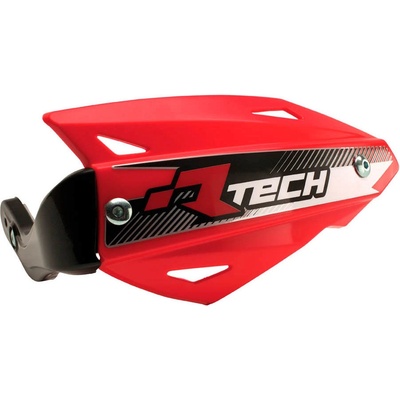 RACETECH (RTECH) chrániče páček VERTIGO ATV barva červená (se 3 typy úchytů na řídítka)