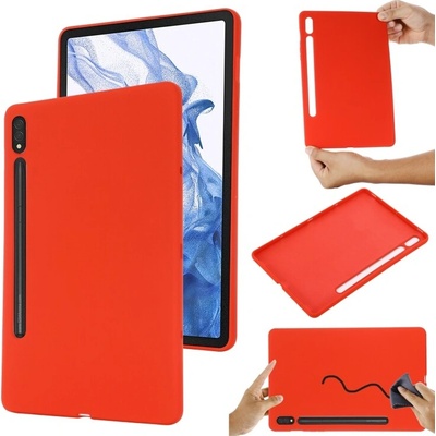 Vsetkonamobil 108857 RUBBER Ochranný kryt pre Samsung Galaxy Tab S9 červený