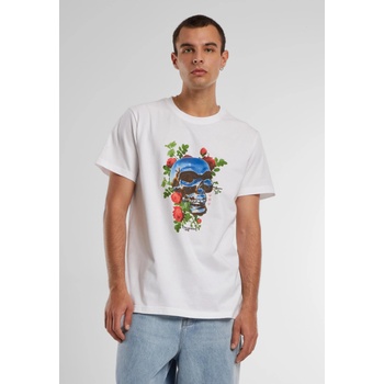 Mister Tee Тениска Chrome Skull Tee white XXLUB-MT2695-00220 - Тъмносив, размер XL