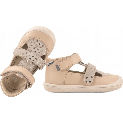 Bartek 11042603 dívčí polobotky s výřezy přechodové boty, kůže