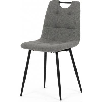 Autronic DCL-V2017 GREY2 šedá látka černý matný lak kovové nohy