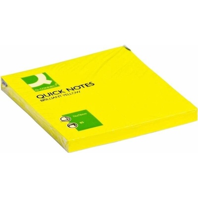 Q-CONNECT Bloček Q-CONNECT neónové 76x76mm žlté (QC010514)