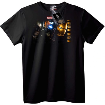 NOONEBRAND Тениска Iron Man Mark 1-3 - 2XL, White