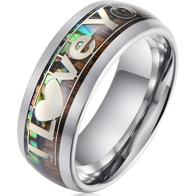 HARAHU Пръстен I Love You - Сребърен / 69mm KP31987 (31987)