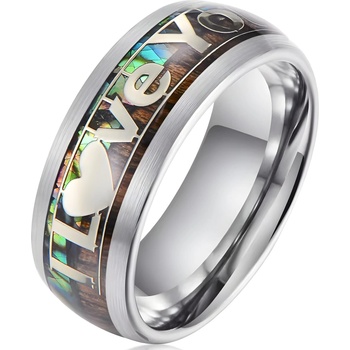 HARAHU Пръстен I Love You - Сребърен / 69mm KP31987 (31987)